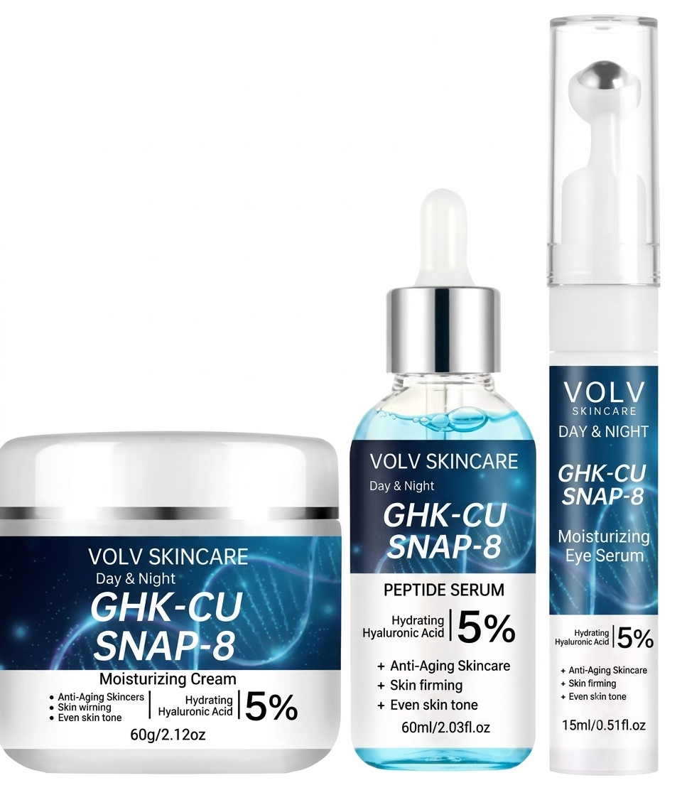Facial Skincare Kit 3pcs with Eye Essence Moisturizing Cream And Serum